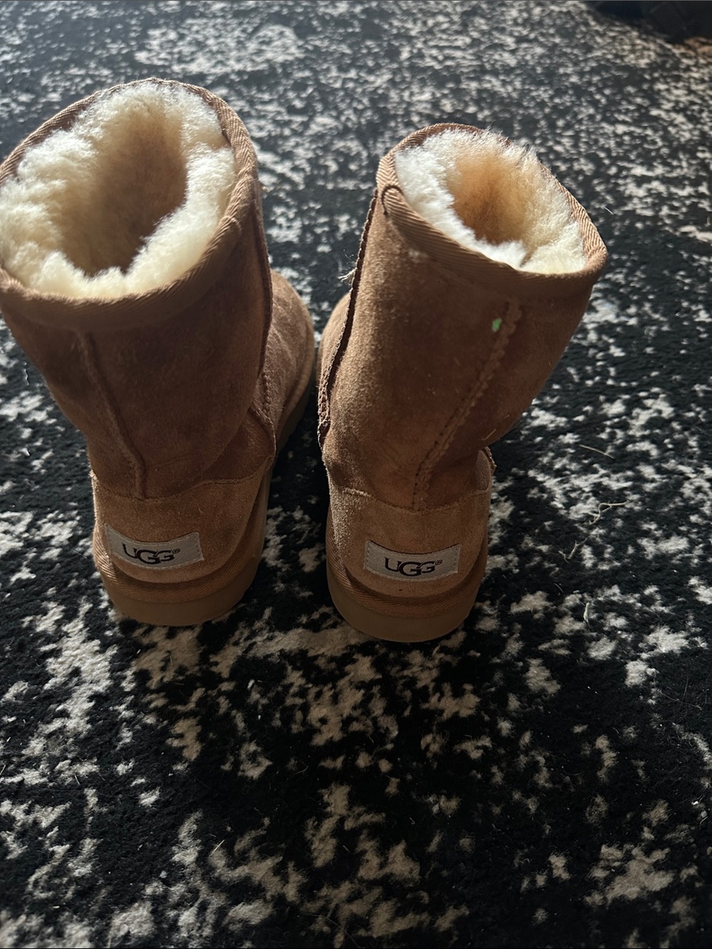 UGG Chestnut Short Sheepskin Lined Boots